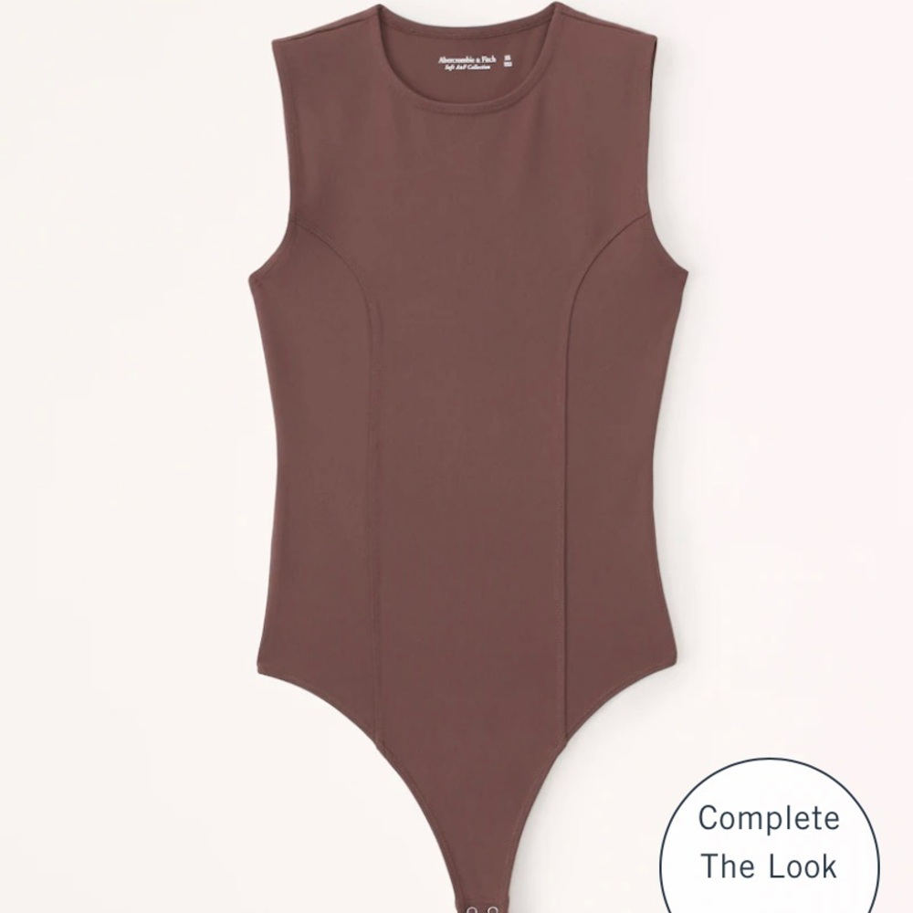 Abercrombie & Fitch | Seamless Fabric Crew Tank Bodysuit